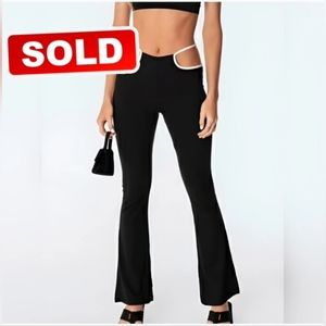 Edikted Milani cut-out flare pants